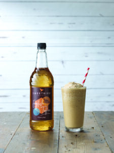 Sweetbird English Toffee syrup with Frappe