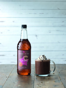 Sweetbird S'mores syrup with Hot Chocolate & Cream