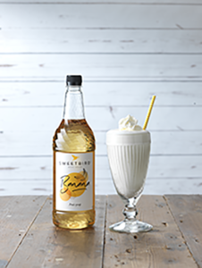 Sweetbird Banana Syrup with Milkshake