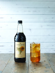 Sweetbird Iced Tea syrup with Iced Tea