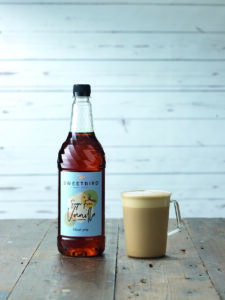 Sweetbird Sugar-Free Vanilla syrup with Latte