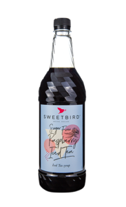 Sweetbird Sugar-Free Raspberry Iced Tea syrup 1L bottle