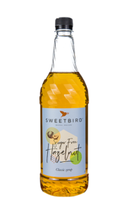 Sweetbird Sugar-Free Hazelnut syrup 1L bottle