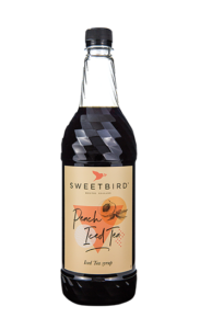 Sweetbird Peach Iced Tea syrup 1L bottle