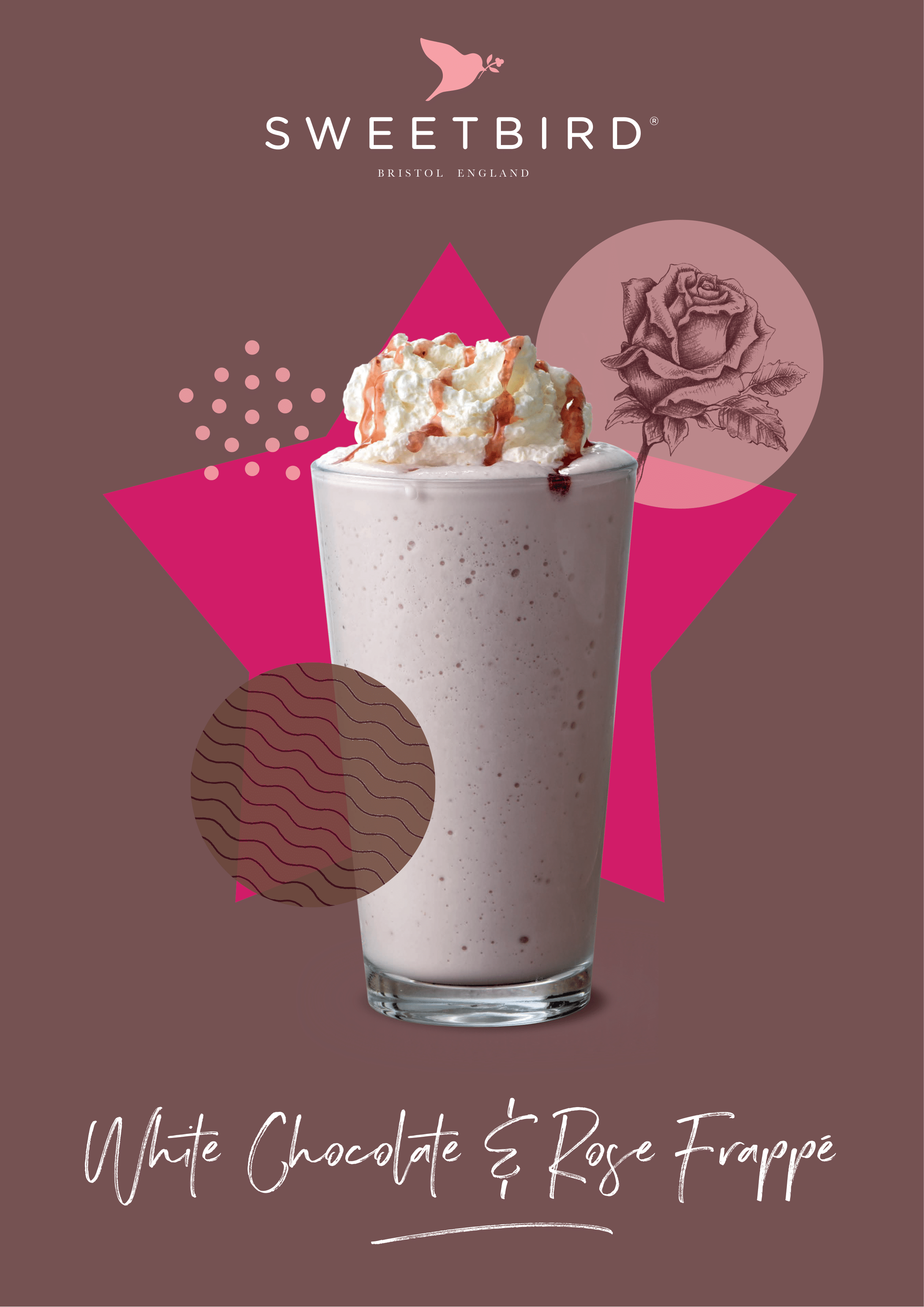 White Chocolate & Rose Frappé Poster