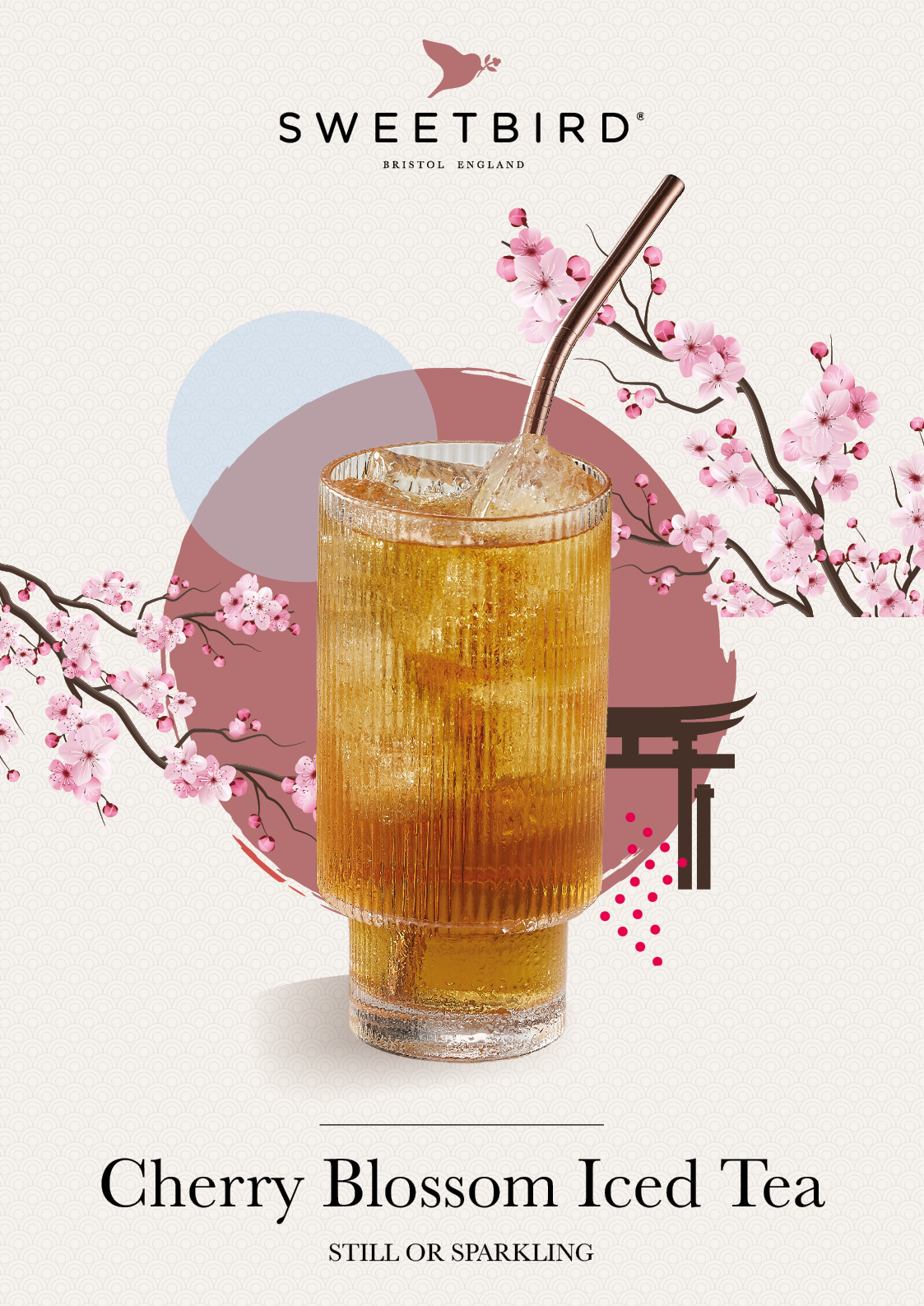 Cherry Blossom Iced Tea Poster
