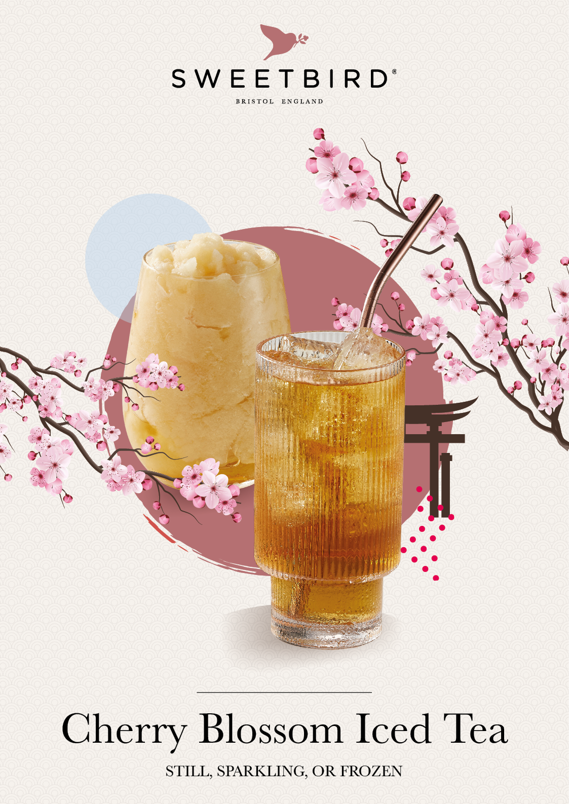 Cherry Blossom Iced Tea Group Poster