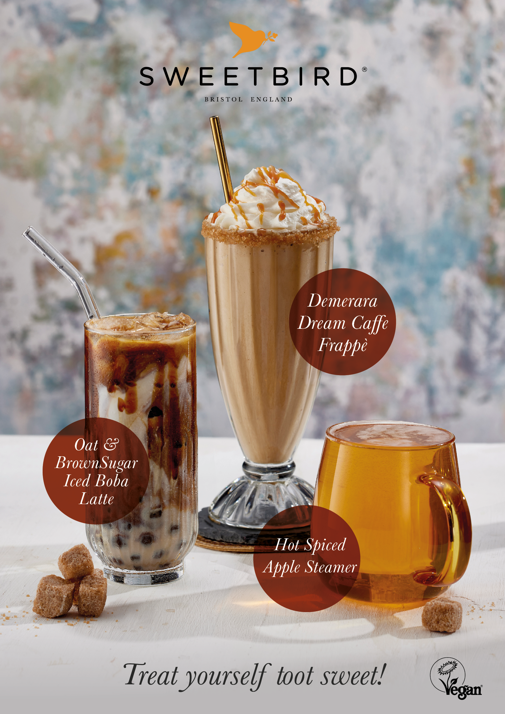 Brown Sugar Trio Poster (Boba Coffee)