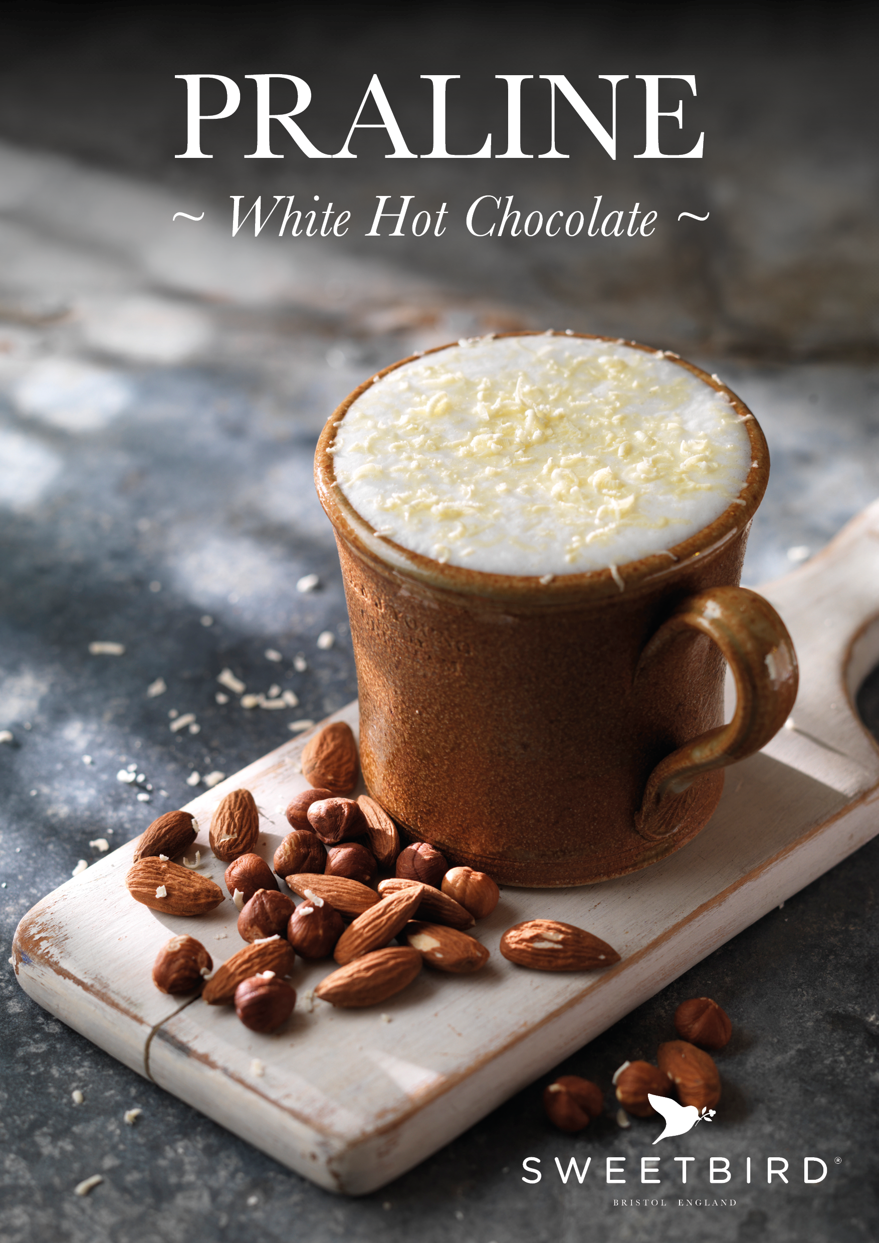 Praline Poster – White Hot Chocolate