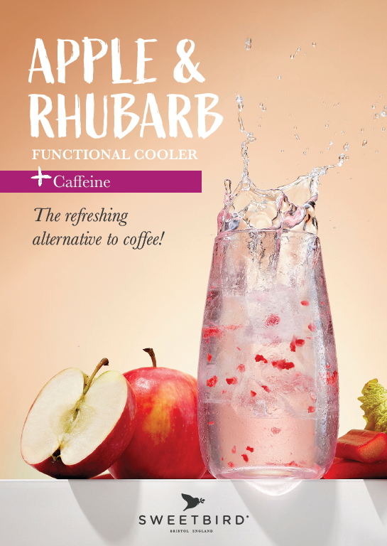 Fusions+ Syrups – Apple & Rhubarb Coolers Posters v2