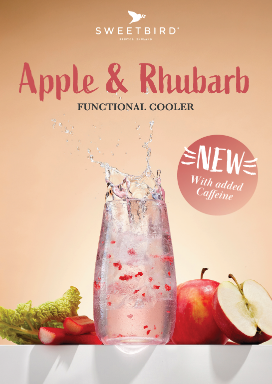 Fusions+ Syrups – Apple & Rhubarb Coolers Posters v1