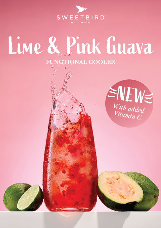 Fusions+ Syrups – Lime & Pink Guava Coolers Posters v1