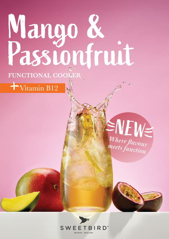 Fusions+ Syrups – Mango & Passionfruit Coolers Posters v1