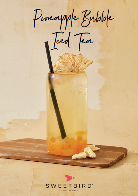 Pineapple Bubble Iced Tea Poster